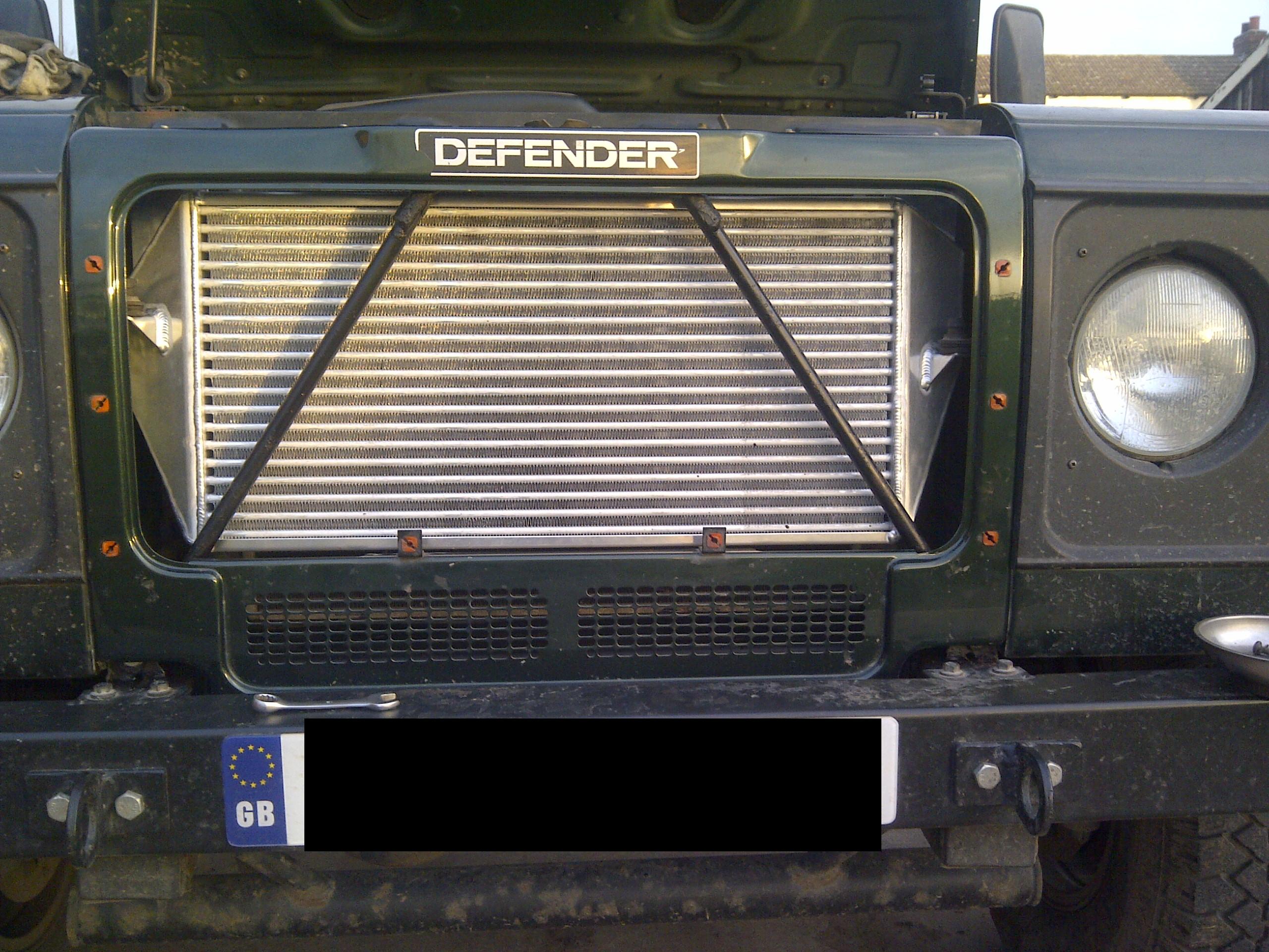 defender puma intercooler