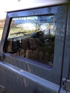 Wind Deflector ClimAir Land Rover Defender to MY 2016, front