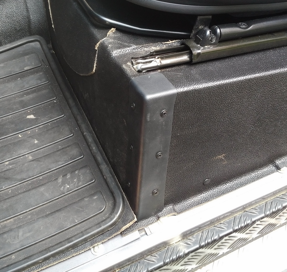 Defender seat box clearance protector