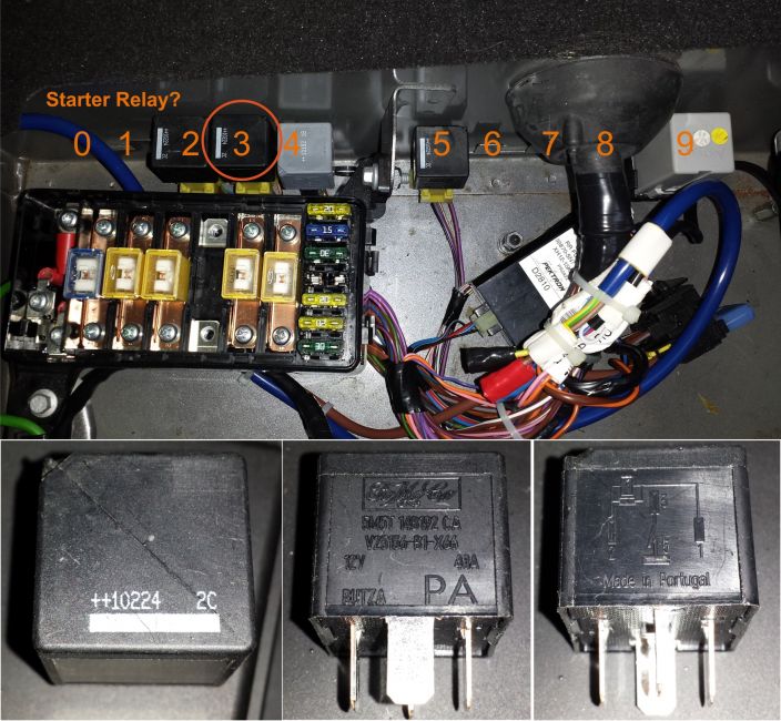 Clk 320 starter relay location