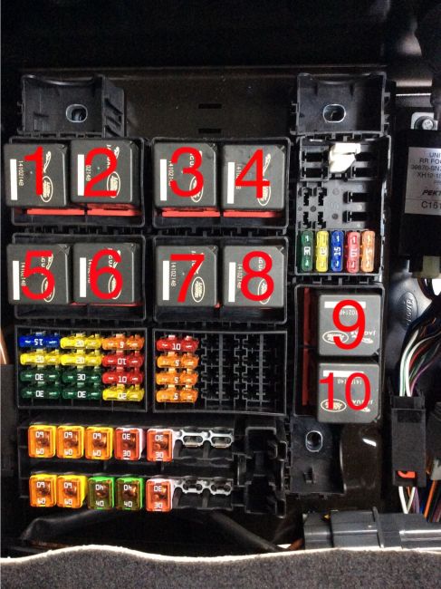 DEFENDER2.NET - View topic - PUMA MY2014 junction box ... land rover defender wiring diagram 